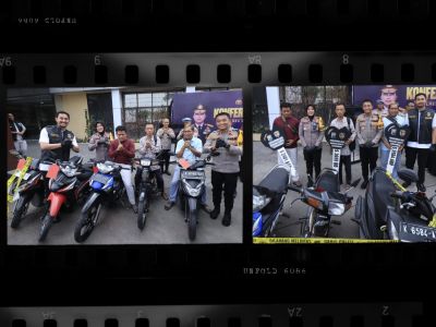 Polres Bojonegoro Kembalikan 3 Motor Korban Curanmor, Gratis !
